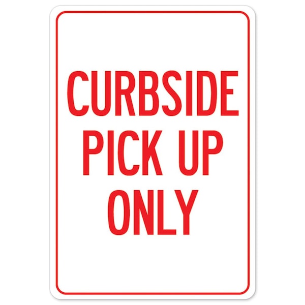 Public Safety, 48" Height, Peel And Stick Wall Graphic, 36" x 48", Curbside Pick Up Only